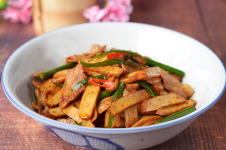 Hunan Stir-fried Pressed Tofu